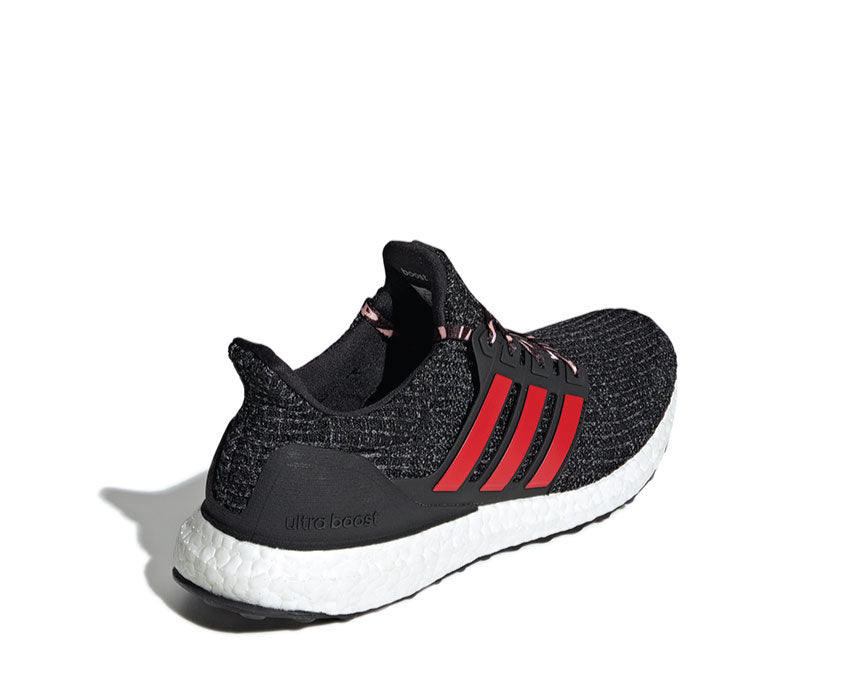 Adidas Ultra Boost Core Black White Scarlet Red F35231