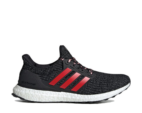 Adidas Ultra Boost Core Black White Scarlet Red F35231