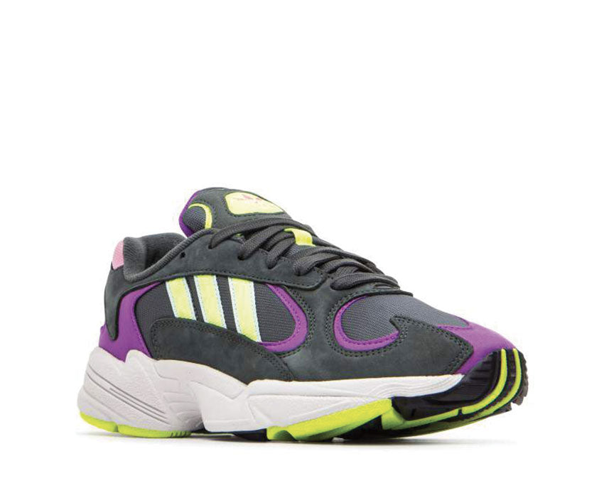 Adidas Yung 1 Legend Ivy Hi Res Yellow Act Purple BD7655