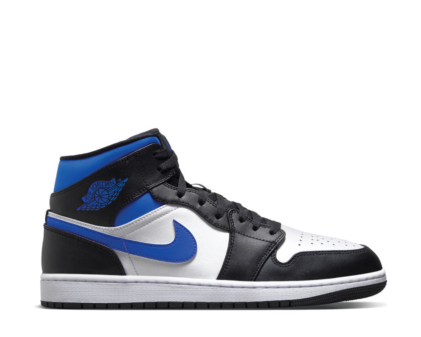Air Jordan 1 Mid White / Racer Blue - Black 554724-140