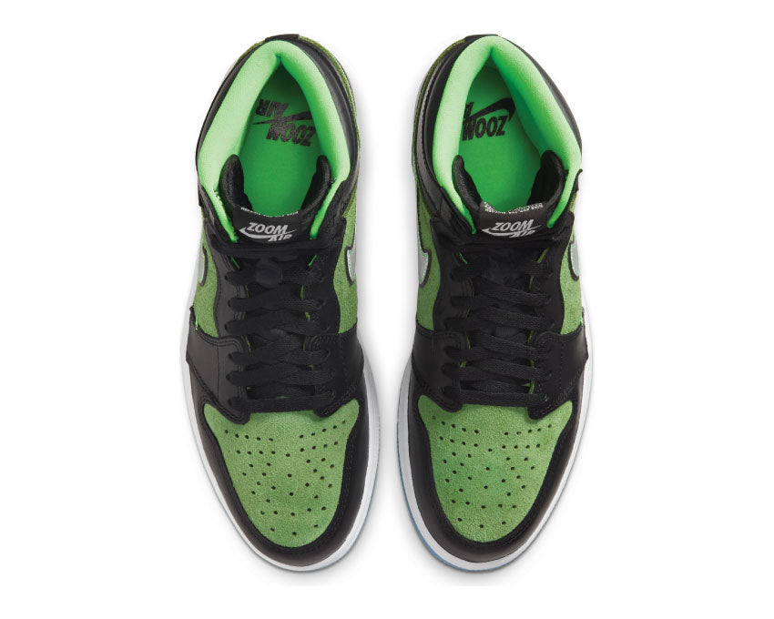 Air Jordan 1 Hi Zoom Air Black / Black - Tomatillo - Rage Green CK6637-002