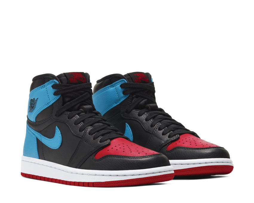 Air Jordan 1 High OG UNC To Chicago Black / DK Powder Blue - Gym Red CD0461-046