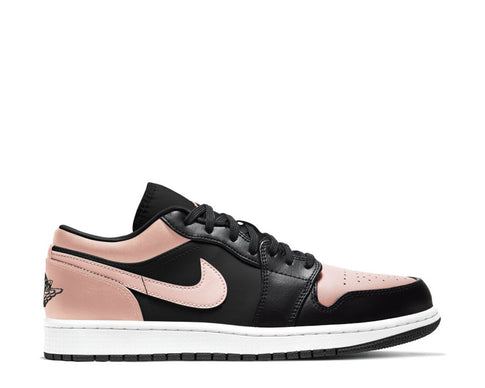 Air Jordan 1 Low Black / Arctic Orange - White 553558-034
