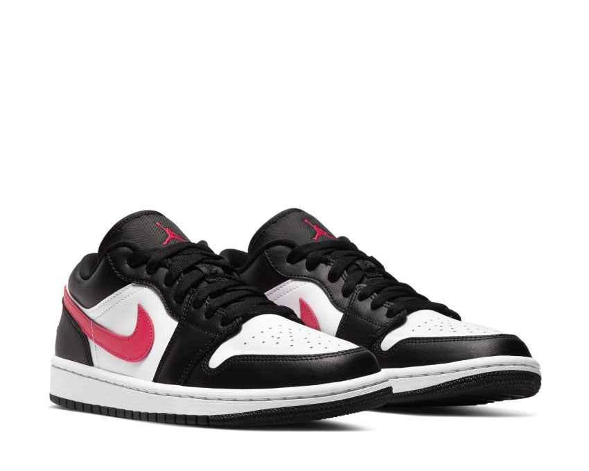 Air Jordan 1 Low Black / Siren Red - White DC0774-004