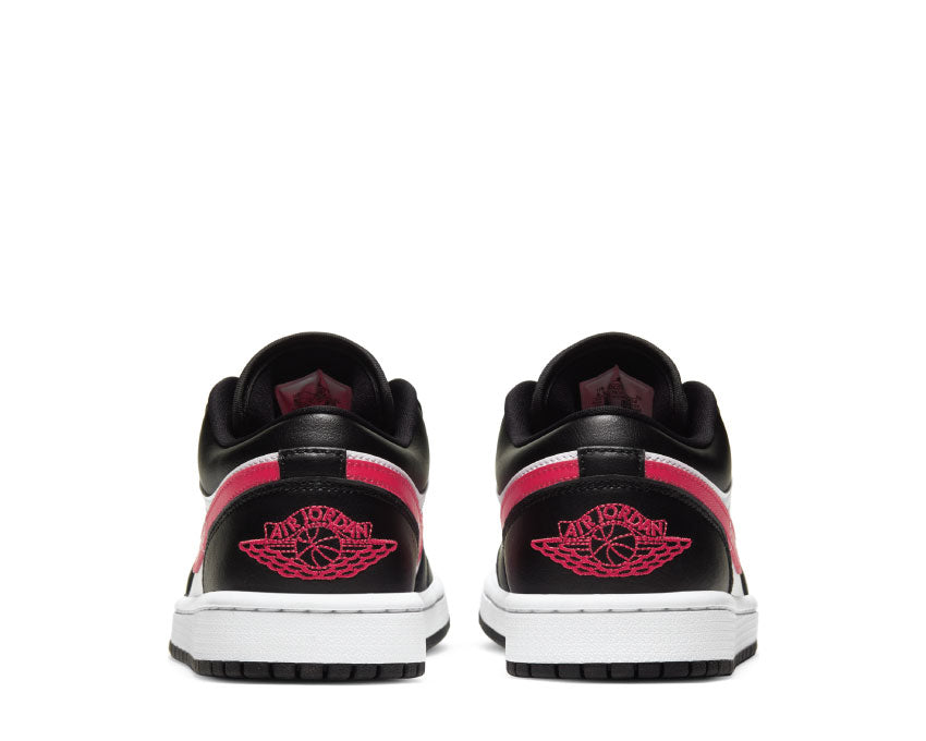 Air Jordan 1 Low Black / Siren Red - White DC0774-004