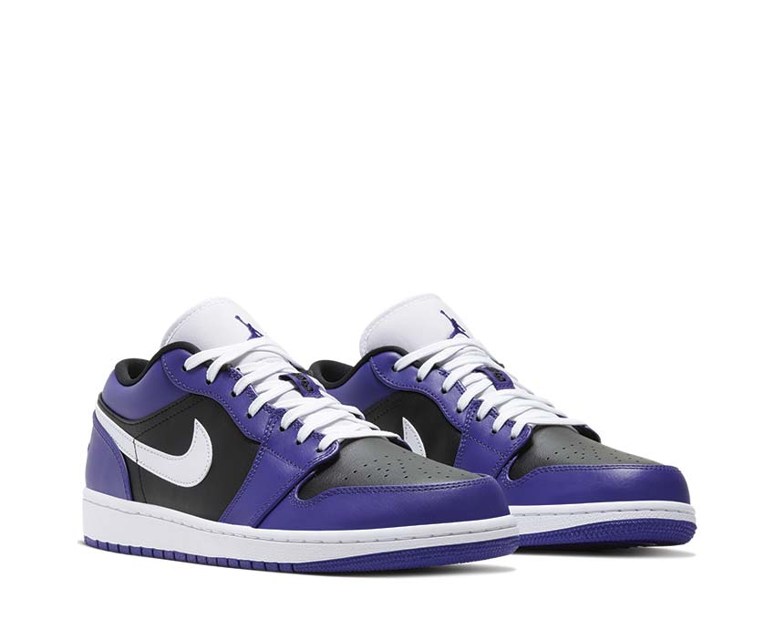Air Jordan 1 Low Court Purple / White - Black 553558-501