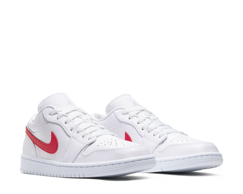 Air Jordan 1 Low White / University Red - White AO9944-161