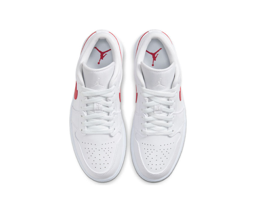 Air Jordan 1 Low White / University Red - White AO9944-161
