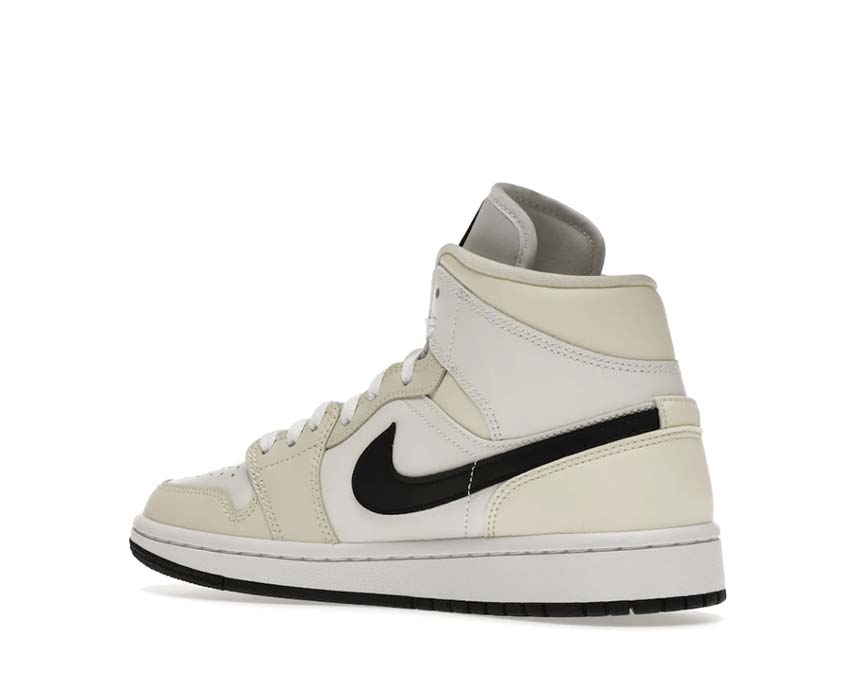Air Jordan 1 Mid Coconut Milk / Black - Summit White BQ6472-121