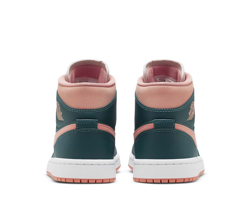 Air Jordan 1 Mid Dark Teal Green / Dark Teal Green BQ6472-308