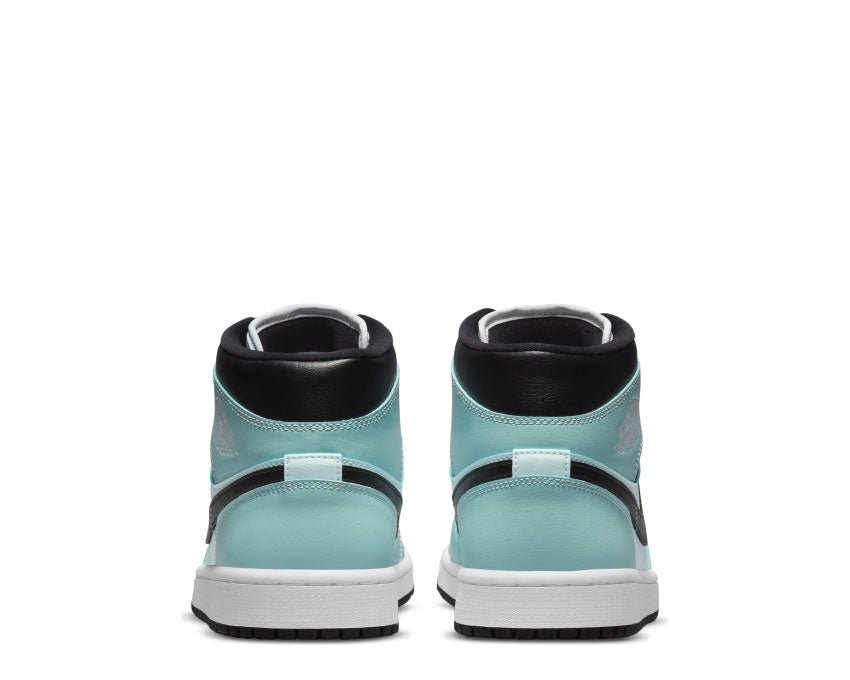 Air Jordan 1 Mid Light Dew / Black - Teal Tint - White BQ6472-300