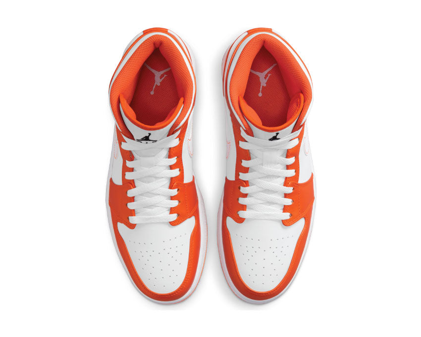 Air Jordan 1 Mid SE Electro Orange / Black - White DM3531-800
