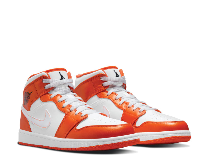 Air Jordan 1 Mid SE Electro Orange / Black - White DM3531-800