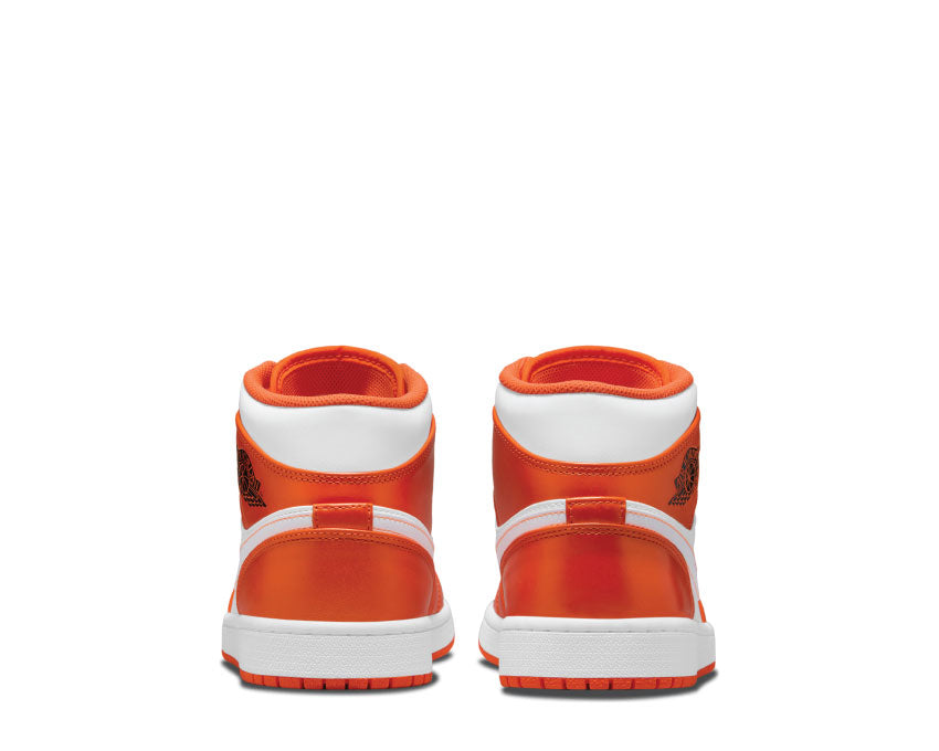 Air Jordan 1 Mid SE Electro Orange / Black - White DM3531-800