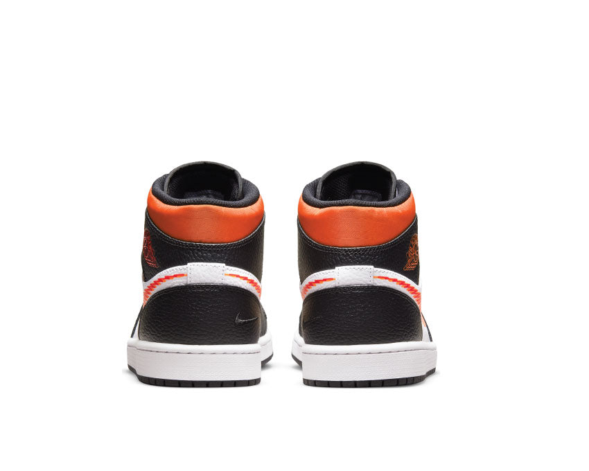 Air Jordan 1 Mid White / Total Orange - Team Orange - Black DN4929-100