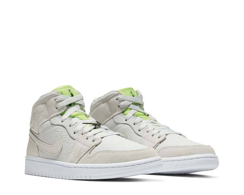 Wmns Air Jordan 1 Mid Vast Grey / Vast Grey - Ghost Green - White CV3018-001