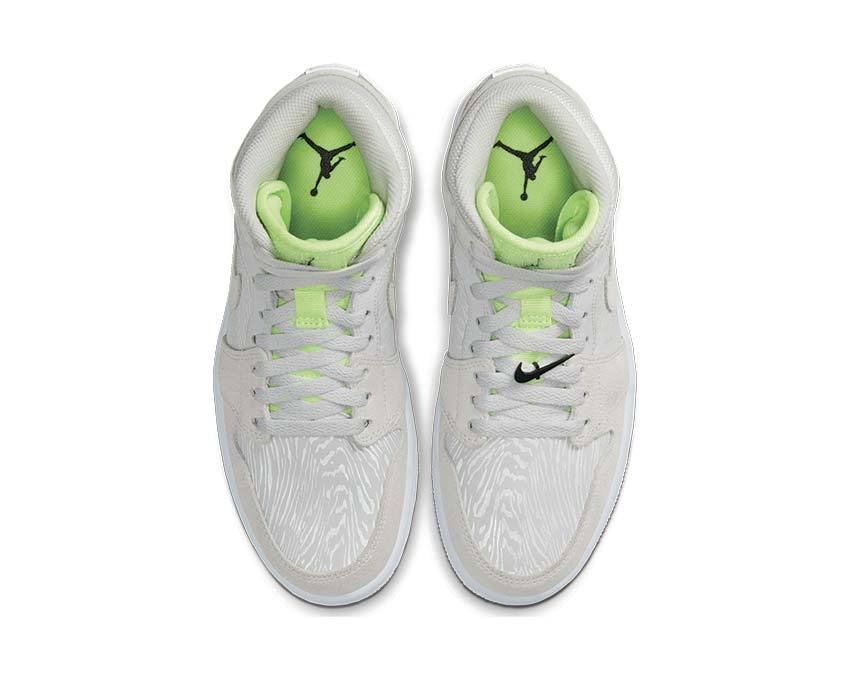 Wmns Air Jordan 1 Mid Vast Grey / Vast Grey - Ghost Green - White CV3018-001