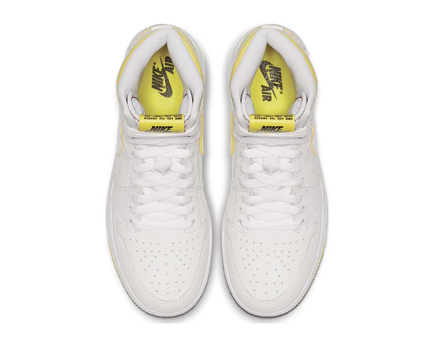 Air Jordan 1 Retro High First Class Flight GS White / Dynamic Yellow - Black - Gym Red 575441-170