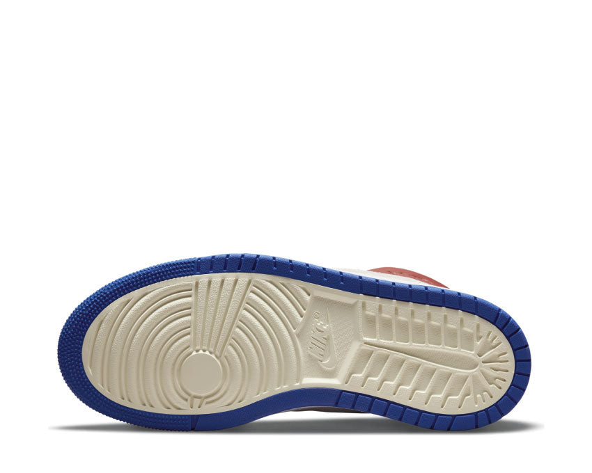 Air Jordan 1 Zoom Air Comfort Sail / Redstone - Hyper Royal - White CT0979-104