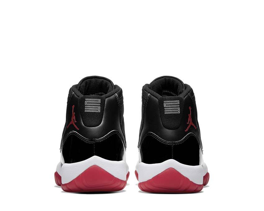 Air Jordan 11 Bred Black True Red White 378038-061