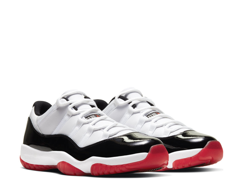 Air Jordan 11 Retro Low Suede White / University Red - Black - True Red AV2187-160