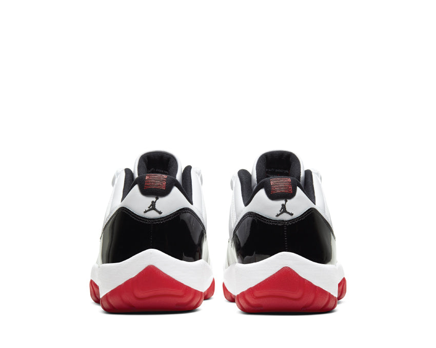 Air Jordan 11 Retro Low Suede White / University Red - Black - True Red AV2187-160