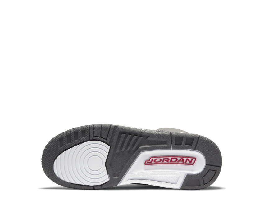 Air Jordan 3 Retro Silver / Sport Red - LT Graphite - Orange Peel 398614-012