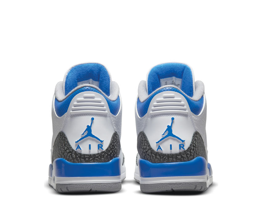 Air Jordan 3 Retro White / Racer Blue - Black - Cement Grey CT8532-145