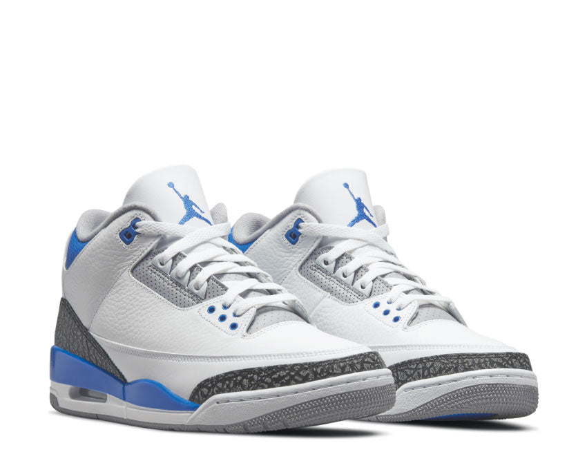 Air Jordan 3 Retro White / Racer Blue - Black - Cement Grey CT8532-145