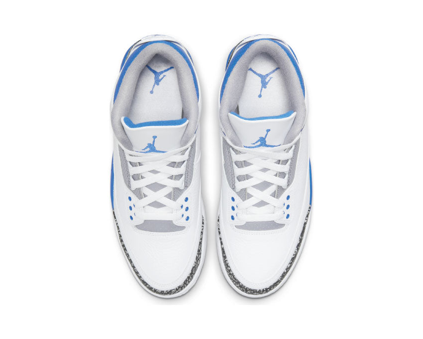 Air Jordan 3 Retro White / Racer Blue - Black - Cement Grey CT8532-145