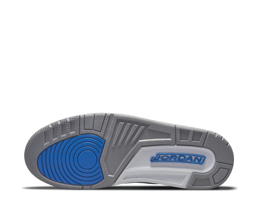Air Jordan 3 Retro White / Racer Blue - Black - Cement Grey CT8532-145