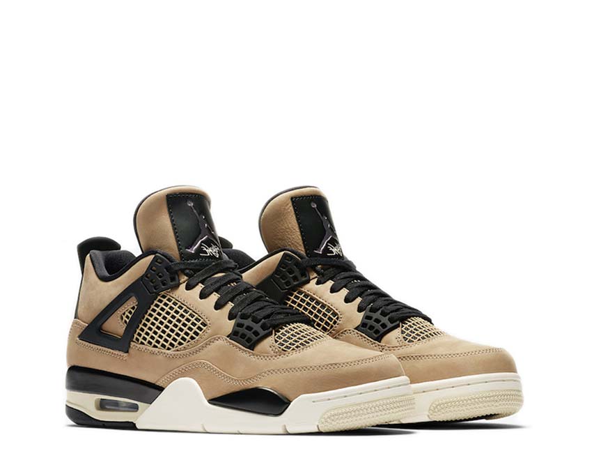Air Jordan 4 Wmns Mushroom Black / Fossil-Pale Ivory / Mushroom AQ9129-200