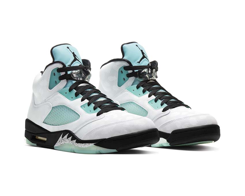 Air Jordan 5 Retro White / Black - White - Island Green CN2932-100