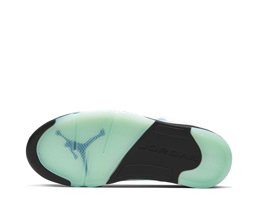 Air Jordan 5 Retro White / Black - White - Island Green CN2932-100