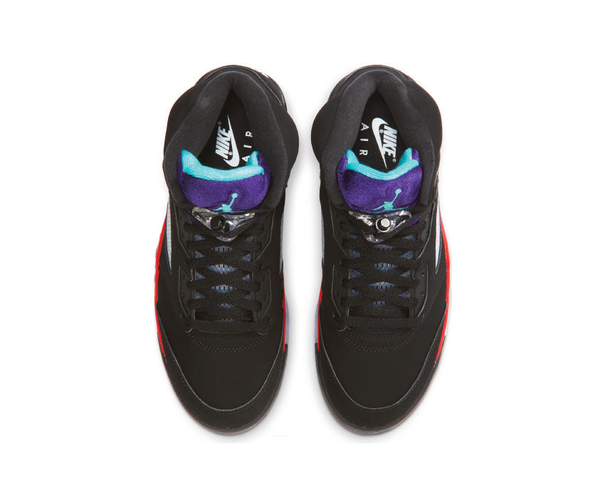 Air Jordan 5 Black / New Emerald - Fire Red - Grape Ice CZ1786-001