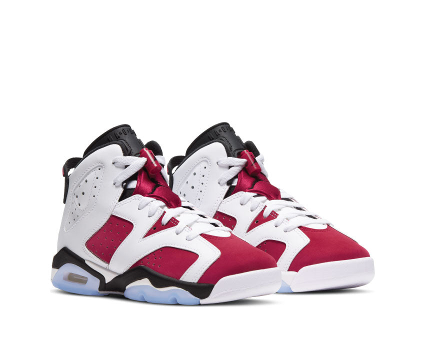 Air Jordan 6 Retro White / Carmine - Black 384665-106