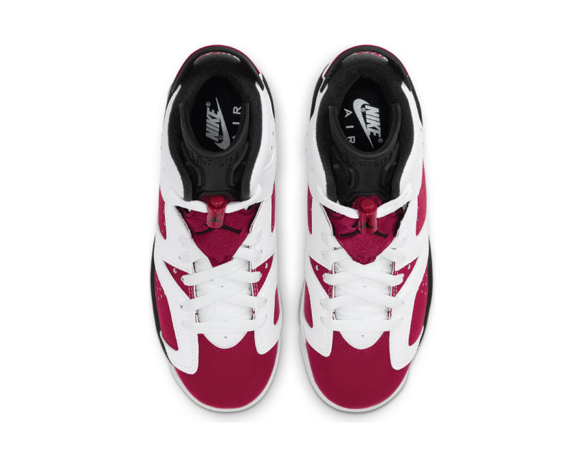 Air Jordan 6 Retro White / Carmine - Black 384665-106