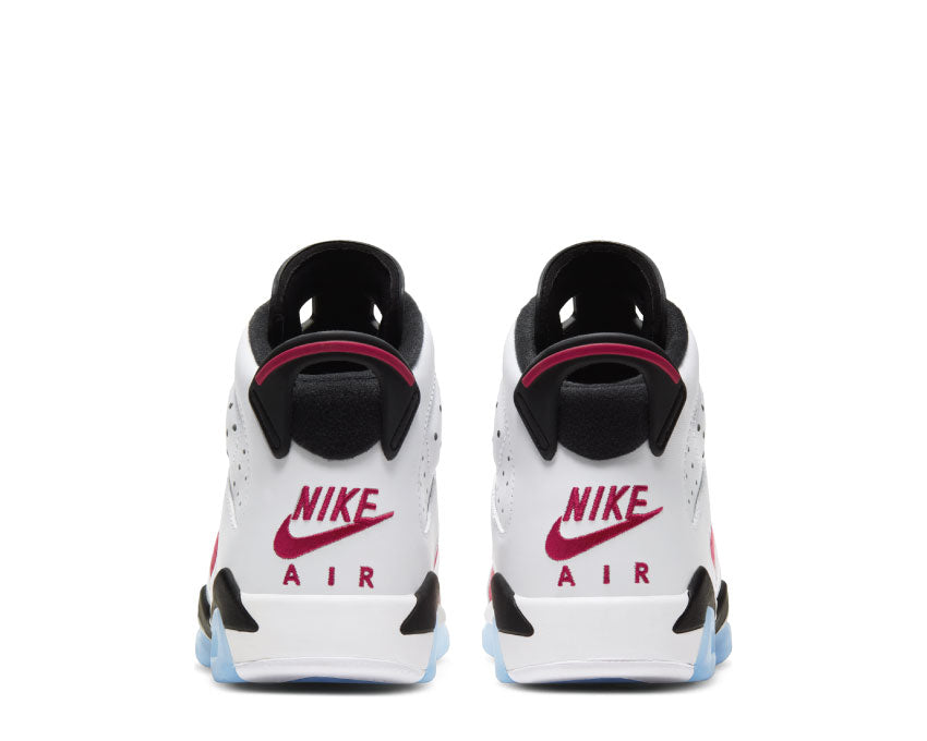 Air Jordan 6 Retro White / Carmine - Black 384665-106