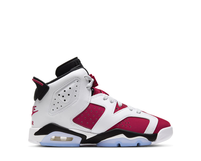 Air Jordan 6 Retro White / Carmine - Black 384665-106