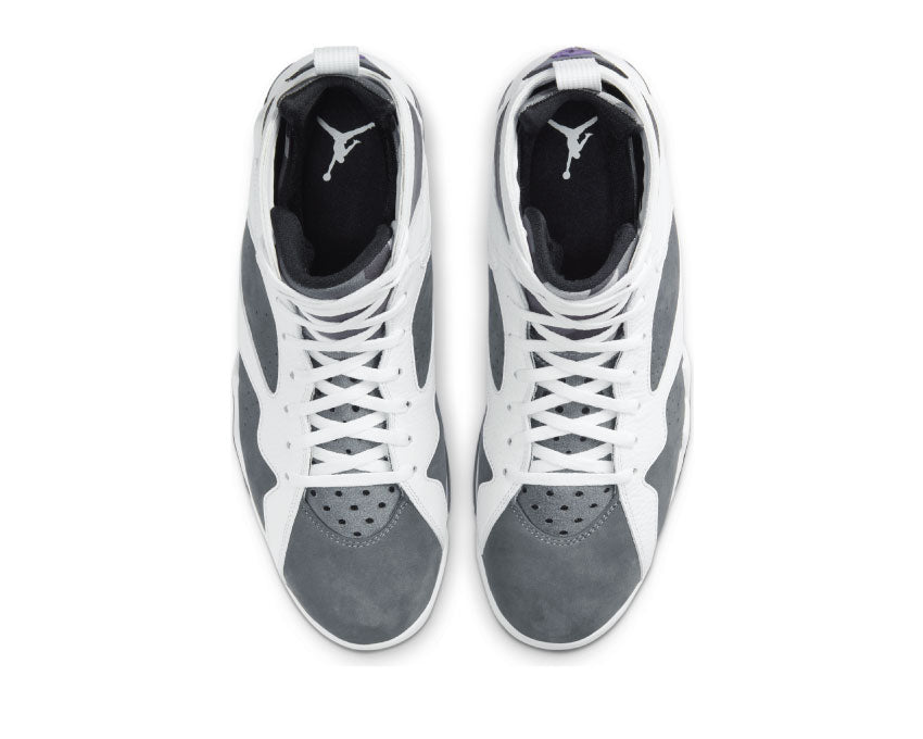 Air Jordan 7 Retro White / Varsity Purple - Flint Grey - Black CU9307-100