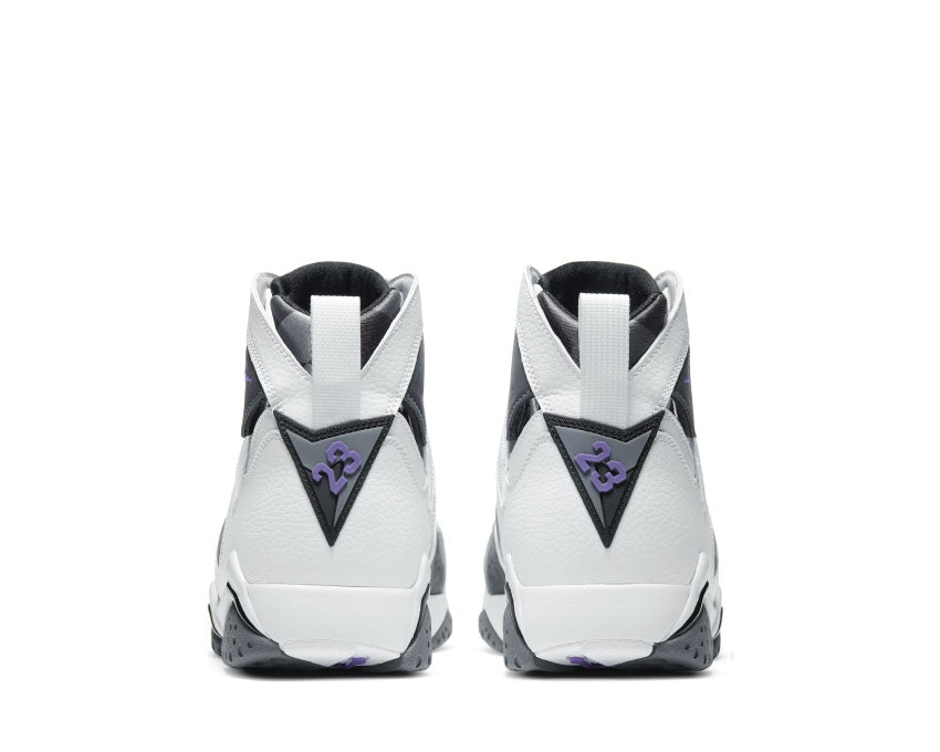 Air Jordan 7 Retro White / Varsity Purple - Flint Grey - Black CU9307-100