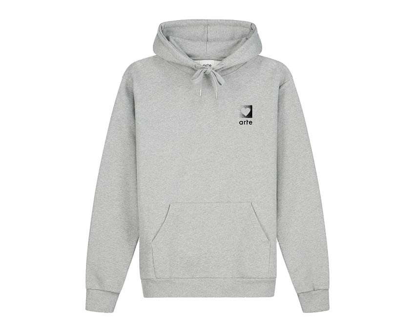 Arte Harris Fade Front Hoodie Grey AW22-157H