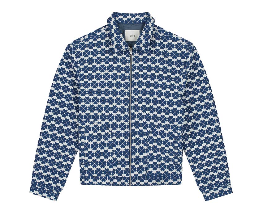 Arte Jean Trevo Allover Jacket Blue AW22-049J