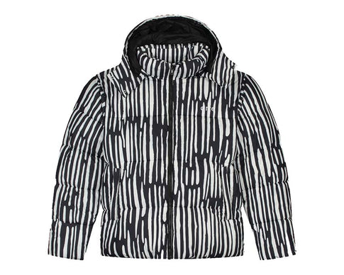Arte Joey Pereira Puffer Jacket Black / White AW22-035J