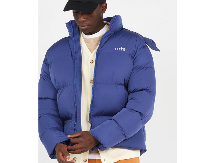 Arte Joey Puffer Jacket Navy AW21-113J