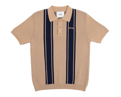 Arte Pete Polo Creme / Navy SS21-010S