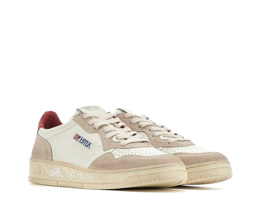 Autry 01 Low Leat / Draw Red / White AULMLD04