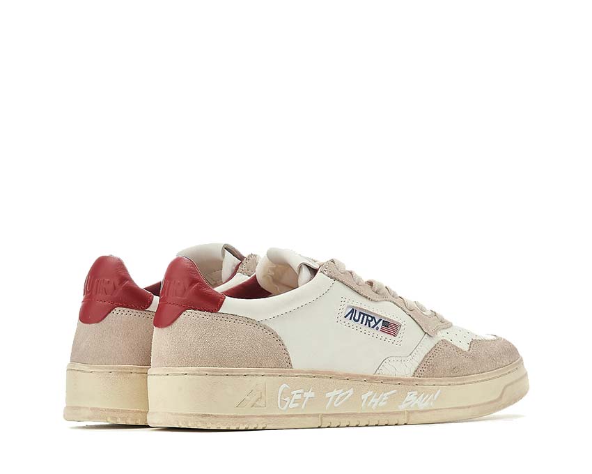 Autry 01 Low Leat / Draw Red / White AULMLD04