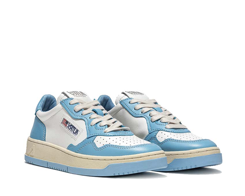 Autry Medalist Low Leat White / Baltic Sea AULMWB08