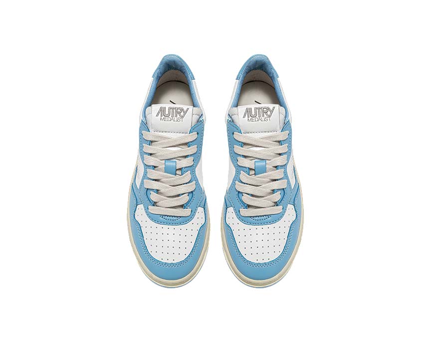 Autry Medalist Low Leat White / Baltic Sea AULMWB08